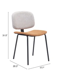 Worcester Dining Chair - 2 Chairs Per Order By ZUO -Cramer Sales Store 101717 dimensions 19168843 b72f 49ca 8ef9 6e812f784217