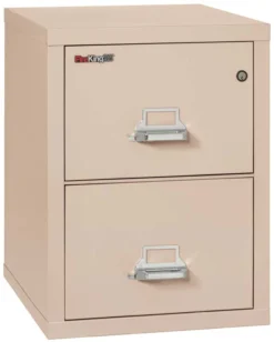 FireKing 2 Drawers Letter 25 - 25-Inch Deep High-Security Vertical File - 2-1825-C -Cramer Sales Store 2 1825 CCH closed