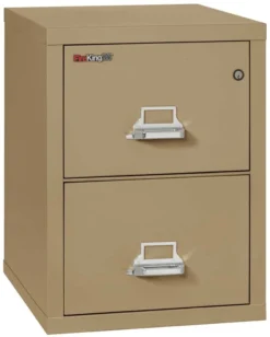 FireKing 2 Drawers Letter 25 - 25-Inch Deep High-Security Vertical File - 2-1825-C -Cramer Sales Store 2 1825 CSA closed
