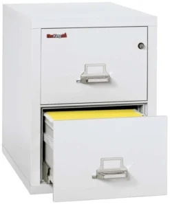 FireKing 2 Drawers Letter 31 1/2" Depth Classic High Security Vertical File Cabinet - 2-1831-C -Cramer Sales Store 2 1831 CAW fronttoback