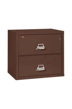 FireKing 2 Drawers Lateral 31" Wide Classic High Security Lateral File Cabinet - 2-3122-C -Cramer Sales Store 2 3122 C Brown