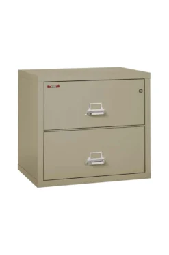 FireKing 2 Drawers Lateral 31" Wide Classic High Security Lateral File Cabinet - 2-3122-C -Cramer Sales Store 2 3122 CPewter cc9171f5 ba49 43ad 9a73 604edbaea064