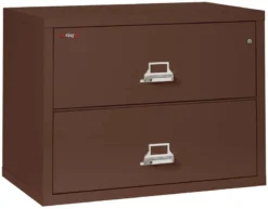 FireKing 2 Drawers Lateral 38" Wide Classic High Security Lateral File Cabinet - 2-3822-C 29 FireKing 2 Drawers Lateral 38" Wide Classic High Security Lateral File Cabinet - 2-3822-C -Cramer Sales Store 2 3822 CBR closed