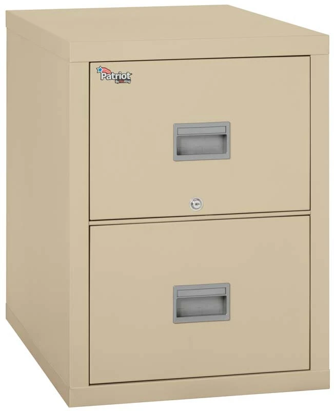 FireKing 2 Drawers Letter 31 1/2" Depth Patriot Series File Cabinets - 2P2131-C 4 FireKing 2 Drawers Letter 31 1/2" Depth Patriot Series File Cabinets - 2P2131-C - Image 4