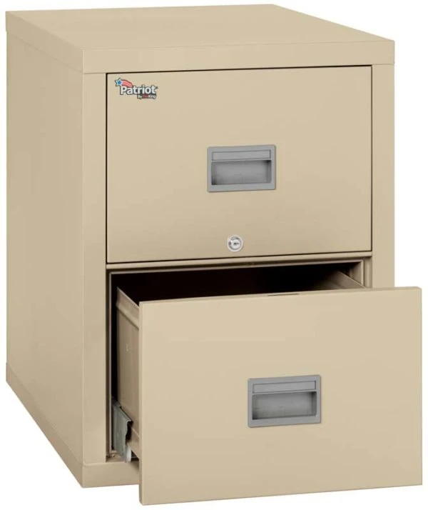 FireKing 2 Drawers Letter 31 1/2" Depth Patriot Series File Cabinets - 2P2131-C 6 FireKing 2 Drawers Letter 31 1/2" Depth Patriot Series File Cabinets - 2P2131-C - Image 6
