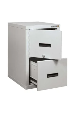 FireKing FireShield - Space-Saving Vertical File Cabinet With Safe - 2S1822-DDSSF