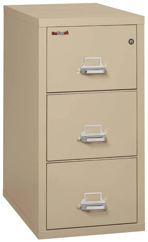 FireKing 3 Drawers Letter 31 1/2" Depth Classic High Security Vertical File Cabinet - 3-1831-C 7 FireKing 3 Drawers Letter 31 1/2" Depth Classic High Security Vertical File Cabinet - 3-1831-C - Image 7