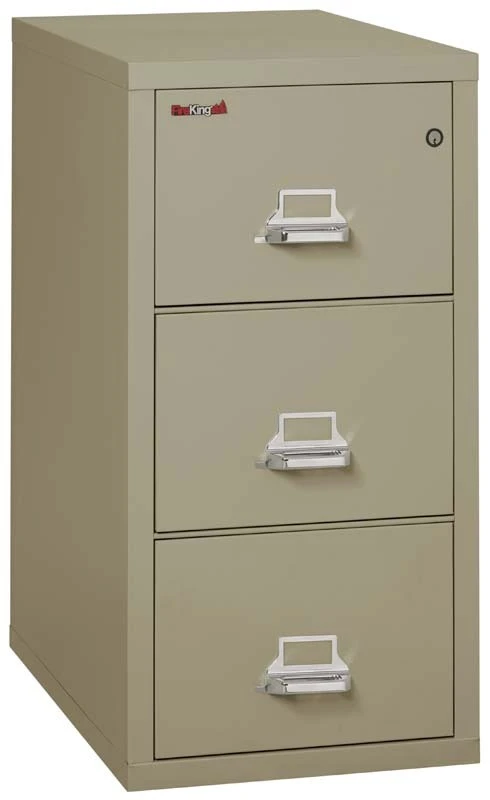 FireKing 3 Drawers Letter 31 1/2" Depth Classic High Security Vertical File Cabinet - 3-1831-C 6 FireKing 3 Drawers Letter 31 1/2" Depth Classic High Security Vertical File Cabinet - 3-1831-C - Image 6