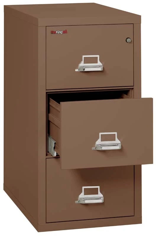 FireKing 3 Drawers Letter 31 1/2" Depth Classic High Security Vertical File Cabinet - 3-1831-C 3 FireKing 3 Drawers Letter 31 1/2" Depth Classic High Security Vertical File Cabinet - 3-1831-C - Image 3