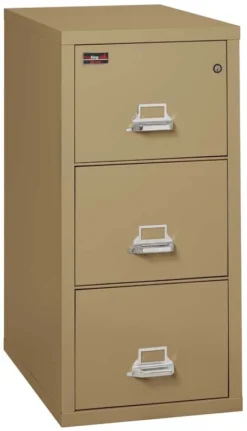 FireKing 3 Drawers Legal 31" Depth 2 Hour Vertical High-Security File Cabinet - 3-1943-2 -Cramer Sales Store 3 1943 C2SA closed