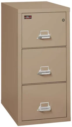 FireKing 3 Drawers Legal 31" Depth 2 Hour Vertical High-Security File Cabinet - 3-1943 -Cramer Sales Store 3 2144 C2TA closed ce73d1cc 5791 4760 b2f7 e7748d3ea697