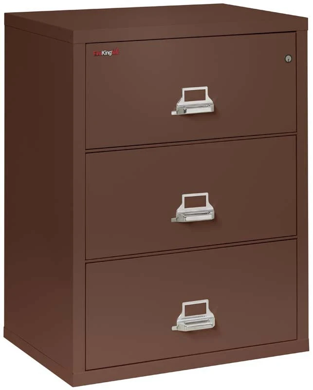 FireKing 3 Drawers Lateral 31" Wide Classic High Security Lateral File Cabinet - 3-3122-C 11 FireKing 3 Drawers Lateral 31" Wide Classic High Security Lateral File Cabinet - 3-3122-C - Image 11