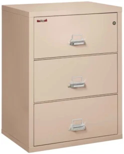FireKing 3 Drawers Lateral 31" Wide Classic High Security Lateral File Cabinet - 3-3122-C 29 FireKing 3 Drawers Lateral 31" Wide Classic High Security Lateral File Cabinet - 3-3122-C -Cramer Sales Store 3 3122 CCH closed
