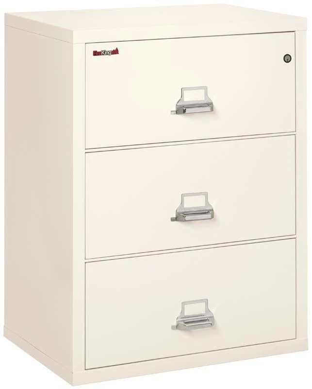 FireKing 3 Drawers Lateral 31" Wide Classic High Security Lateral File Cabinet - 3-3122-C 9 FireKing 3 Drawers Lateral 31" Wide Classic High Security Lateral File Cabinet - 3-3122-C - Image 9