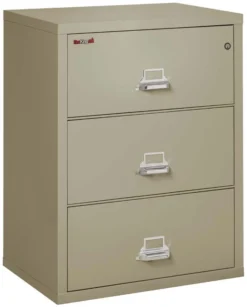 FireKing 3 Drawers Lateral 31" Wide Classic High Security Lateral File Cabinet - 3-3122-C 26 FireKing 3 Drawers Lateral 31" Wide Classic High Security Lateral File Cabinet - 3-3122-C -Cramer Sales Store 3 3122 CPE closed