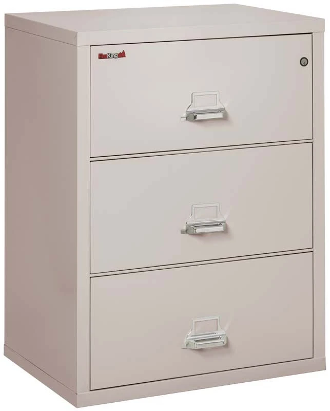 FireKing 3 Drawers Lateral 31" Wide Classic High Security Lateral File Cabinet - 3-3122-C 6 FireKing 3 Drawers Lateral 31" Wide Classic High Security Lateral File Cabinet - 3-3122-C - Image 6