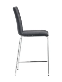 Uppsala Counter Polyester Stool Dining Chair With Silver Frame - 2 Chairs Per Order By ZUO -Cramer Sales Store 300338 2 c8dbdf0a 019e 4d26 8ef4 a4a5c8a62e5f