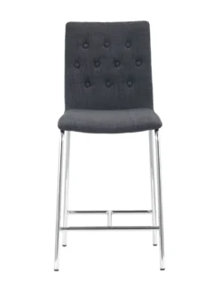 Uppsala Counter Polyester Stool Dining Chair With Silver Frame - 2 Chairs Per Order By ZUO -Cramer Sales Store 300338 3 ce60893a d58e 46c3 8a95 54501ad94d3f