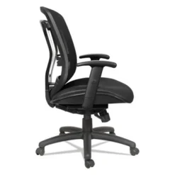 Alera Eon Multifunction Mid-Back Cushioned Mesh Chair, Supports Up To 275 Lb. Black ALEEN4217 -Cramer Sales Store 309358
