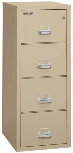 FireKing 4 Drawers Letter 25 - 25-Inch Deep High-Security Vertical File - 4-1825-C -Cramer Sales Store 4 1825 CPA closed