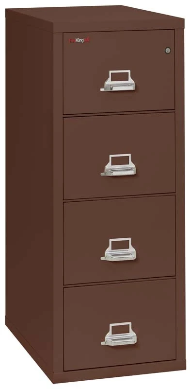 FireKing 4 Drawers Letter 31 1/2" Depth Classic High Security Vertical File Cabinet - 4-1831-C 11 FireKing 4 Drawers Letter 31 1/2" Depth Classic High Security Vertical File Cabinet - 4-1831-C - Image 11