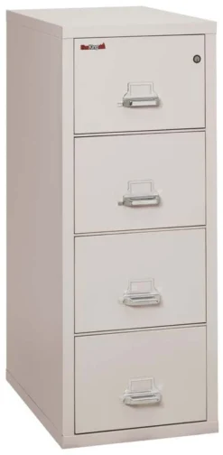 FireKing 4 Drawers Letter 31 1/2" Depth Classic High Security Vertical File Cabinet - 4-1831-C 23 FireKing 4 Drawers Letter 31 1/2" Depth Classic High Security Vertical File Cabinet - 4-1831-C -Cramer Sales Store 4 1831 CPL closed
