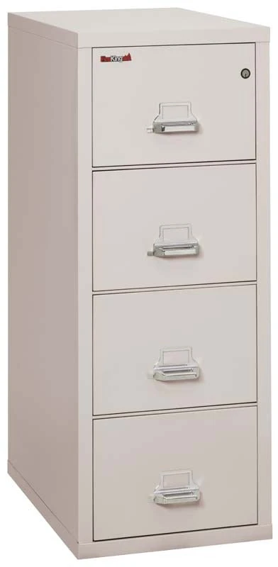 FireKing 4 Drawers Letter 31 1/2" Depth Classic High Security Vertical File Cabinet - 4-1831-C 8 FireKing 4 Drawers Letter 31 1/2" Depth Classic High Security Vertical File Cabinet - 4-1831-C - Image 8