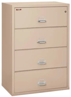 FireKing 4 Drawers Lateral 38" Wide Classic High Security Lateral File Cabinet - 4-3822-C -Cramer Sales Store 4 3822 CCH closed f8a60d24 a197 40e5 9c62 642e00448330