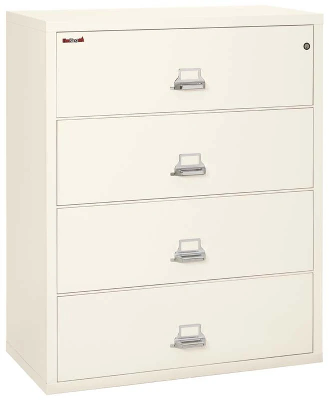 FireKing 4 Drawers Lateral 44" Wide Classic High Security Lateral File Cabinet - 4-4422-C 8 FireKing 4 Drawers Lateral 44" Wide Classic High Security Lateral File Cabinet - 4-4422-C - Image 8