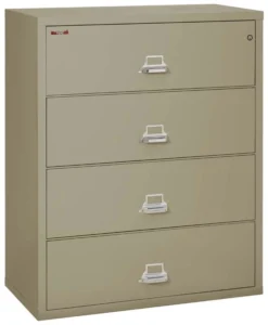 FireKing 4 Drawers Lateral 44" Wide Classic High Security Lateral File Cabinet - 4-4422-C 25 FireKing 4 Drawers Lateral 44" Wide Classic High Security Lateral File Cabinet - 4-4422-C -Cramer Sales Store 4 4422 CPE closed