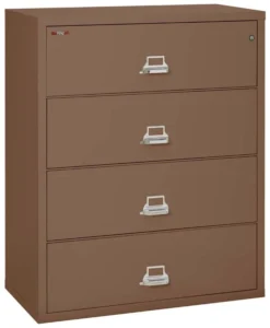 FireKing 4 Drawers Lateral 44" Wide Classic High Security Lateral File Cabinet - 4-4422-C 22 FireKing 4 Drawers Lateral 44" Wide Classic High Security Lateral File Cabinet - 4-4422-C -Cramer Sales Store 4 4422 CTN closed