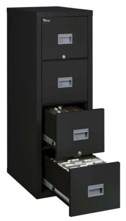 FireKing 4 Drw Ltr / Lgl 25" Depth Patriot Series File Cabinets - 4P1825-C -Cramer Sales Store 4P1825 CBL openfull