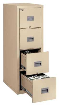 FireKing 4 Drw Ltr / Lgl 25" Depth Patriot Series File Cabinets - 4P1825-C -Cramer Sales Store 4P1825 CPA openfull 1 jpg