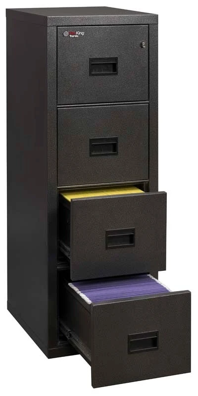 FireKing 4 Drawers Let/Leg. 22" Depth Turtle - Space-Saving Vertical File Cabinet - 4R1822-C 6 FireKing 4 Drawers Let/Leg. 22" Depth Turtle - Space-Saving Vertical File Cabinet - 4R1822-C - Image 6