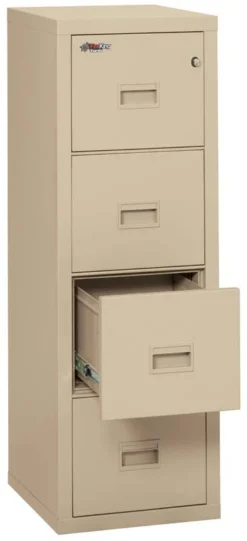 FireKing 4 Drawers Let/Leg. 22" Depth Turtle - Space-Saving Vertical File Cabinet - 4R1822-C 20 FireKing 4 Drawers Let/Leg. 22" Depth Turtle - Space-Saving Vertical File Cabinet - 4R1822-C -Cramer Sales Store 4R1822 CPA openempty