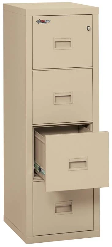 FireKing 4 Drawers Let/Leg. 22" Depth Turtle - Space-Saving Vertical File Cabinet - 4R1822-C 8 FireKing 4 Drawers Let/Leg. 22" Depth Turtle - Space-Saving Vertical File Cabinet - 4R1822-C - Image 8