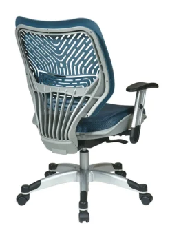 Unique Self Adjusting Blue Mist Spaceflex Back Managers Chair By Office Star - 86-M77C625R -Cramer Sales Store 86 M77C625R Back 1