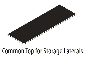 CHERRYMAN AMBER COMMON TOP FOR STORAGE LATERALS A425 1 CHERRYMAN AMBER COMMON TOP FOR STORAGE LATERALS A425