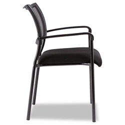 Alera Eikon, Stacking Mesh Guest Chair, Black, 2/Carton ALEEK43ME10B 3 Alera Eikon, Stacking Mesh Guest Chair, Black, 2/Carton ALEEK43ME10B - Image 3