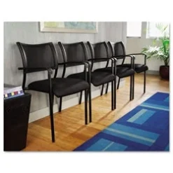 Alera Eikon, Stacking Mesh Guest Chair, Black, 2/Carton ALEEK43ME10B 11 Alera Eikon, Stacking Mesh Guest Chair, Black, 2/Carton ALEEK43ME10B -Cramer Sales Store Alera ALEEK43ME10B 6T