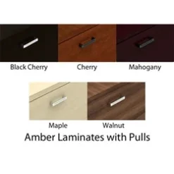 Cherryman Amber Bowfront Desk With Full Pedestals 5 Cherryman Amber Bowfront Desk With Full Pedestals -Cramer Sales Store Cherryman AM 305N Amber Desk 4T