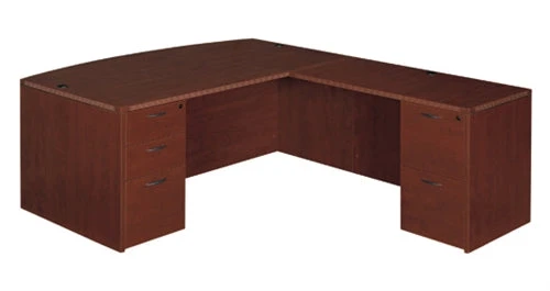 Cherryman Amber Executive L Desk With Bowfront 1 Cherryman Amber Executive L Desk With Bowfront