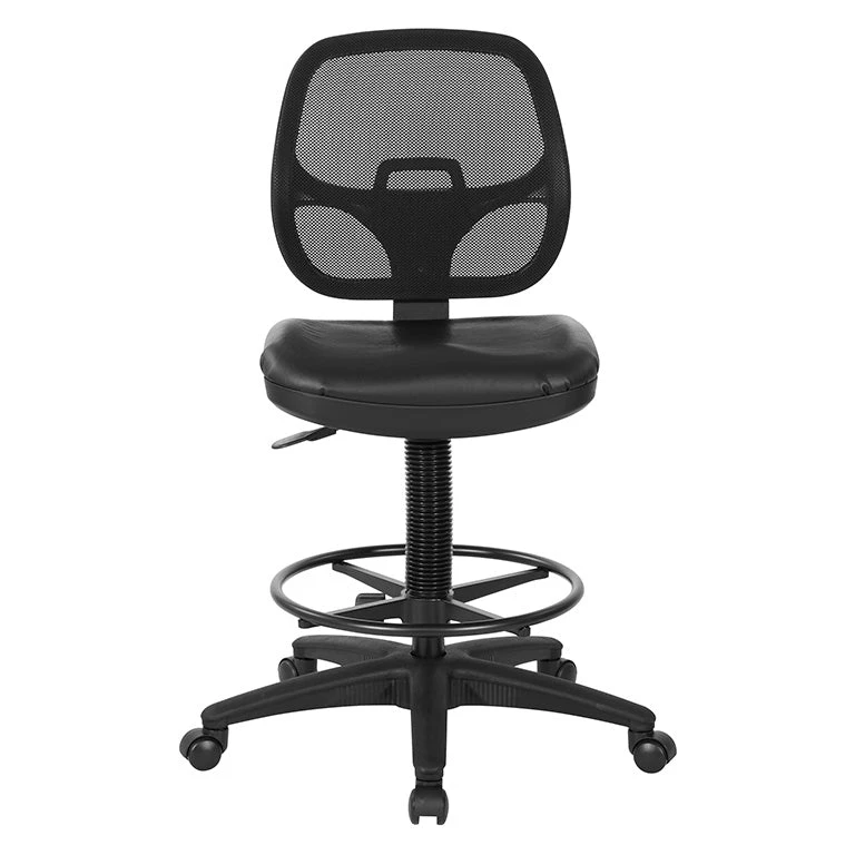 Work Smart Deluxe Screen Back Drafting Chair With Adjustable Footring By Office Star - DC2990V 3 Work Smart Deluxe Screen Back Drafting Chair With Adjustable Footring By Office Star - DC2990V - Image 3