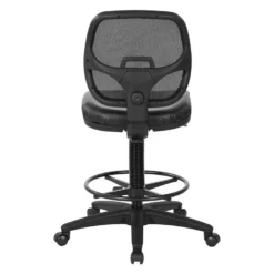 Work Smart Deluxe Screen Back Drafting Chair With Adjustable Footring By Office Star - DC2990V 11 Work Smart Deluxe Screen Back Drafting Chair With Adjustable Footring By Office Star - DC2990V -Cramer Sales Store DC2990V rear 1