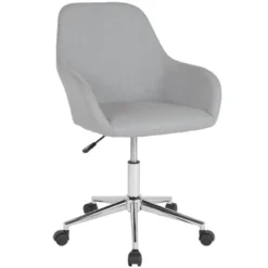 FLASH Cortana Home And Office Mid-Back Chair - DS-8012LB-GG -Cramer Sales Store DS 8012LB LTG F GG