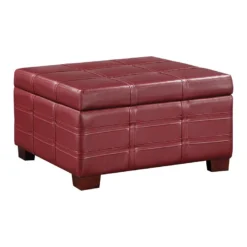 Ave Six By Office Star Products DETOUR STRAP STORAGE OTTOMAN WITH TRAY - DTR3030S -Cramer Sales Store DTR3030S RD Main 1