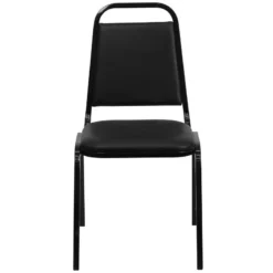 FLASH FURNITURE HERCULES Series Trapezoidal Back Stacking Banquet Chair In Black Vinyl - Black Frame 14 FLASH FURNITURE HERCULES Series Trapezoidal Back Stacking Banquet Chair In Black Vinyl - Black Frame -Cramer Sales Store FD BHF 2 GG inset3