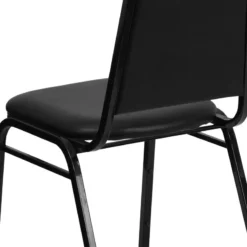 FLASH FURNITURE HERCULES Series Trapezoidal Back Stacking Banquet Chair In Black Vinyl - Black Frame 18 FLASH FURNITURE HERCULES Series Trapezoidal Back Stacking Banquet Chair In Black Vinyl - Black Frame -Cramer Sales Store FD BHF 2 GG inset6