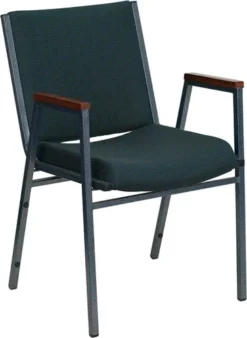 FLASH HERCULES Series Heavy Duty Fabric Stack Chair With Arms - XU-60154-GG -Cramer Sales Store Flash XU 60154 GN GG 2 1cae2a2f 2032 4a76 aa83 68dfd7b8d883