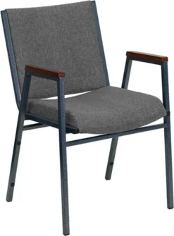 FLASH HERCULES Series Heavy Duty Fabric Stack Chair With Arms - XU-60154-GG -Cramer Sales Store Flash XU 60154 GY GG 2 7abe3d3a 8ac6 45bb 9e58 89ec77c46f50